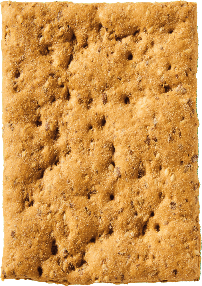 Detail van een naturel cracker