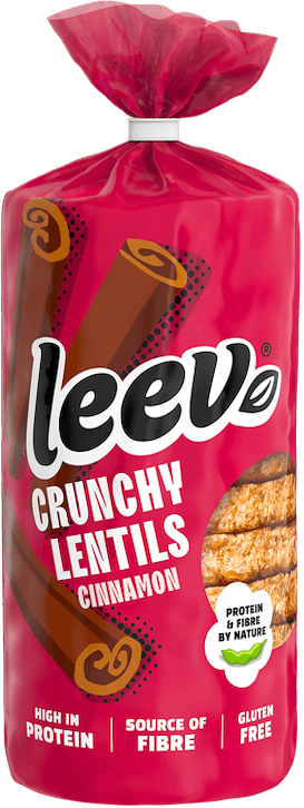 Crunchy Lentils Cinnamon verpakking