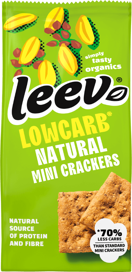 Lowcarb Mini Crackers Natural verpakking